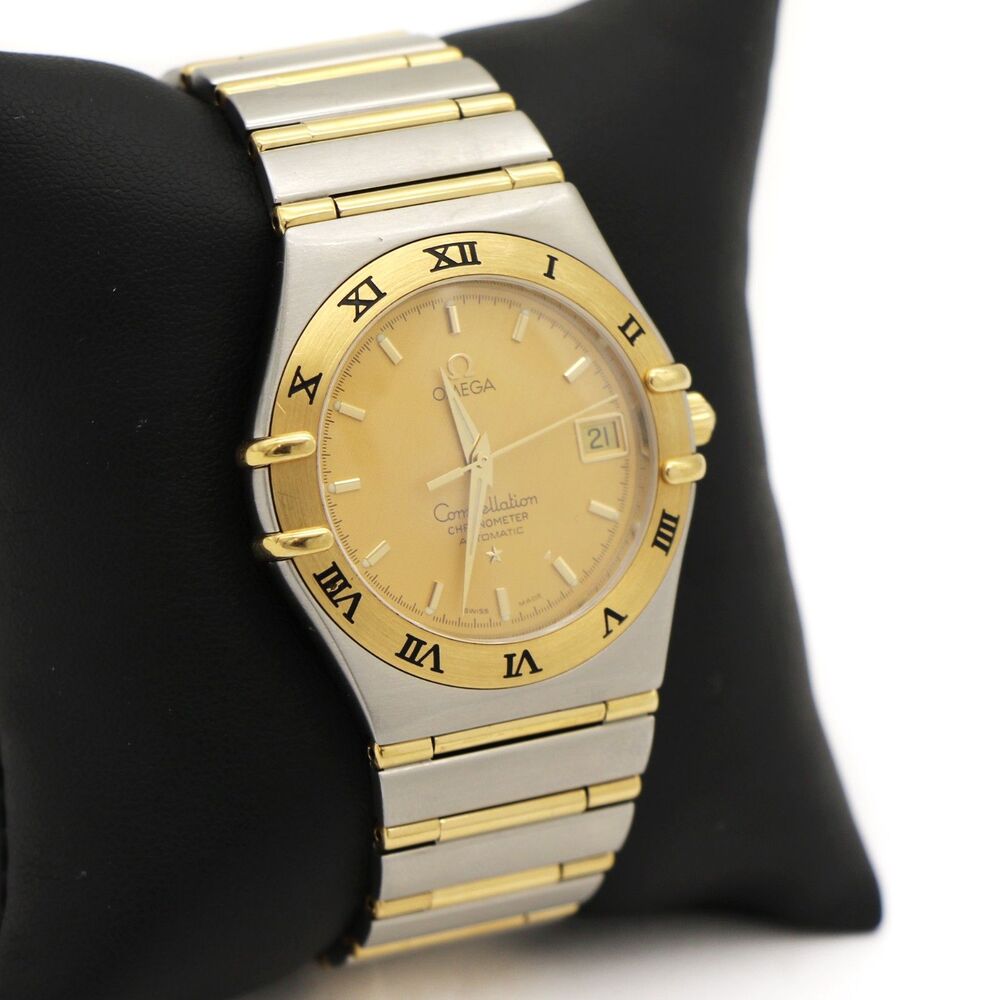 Omega Vintage Constellation Automatic 18k Gold & Steel Two-Tone Watch